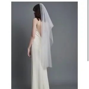 Wayfarer Bride NYC Handmade Pleated Veil Wayfarer Bride NYC Handmade Pleated Veil main image 2